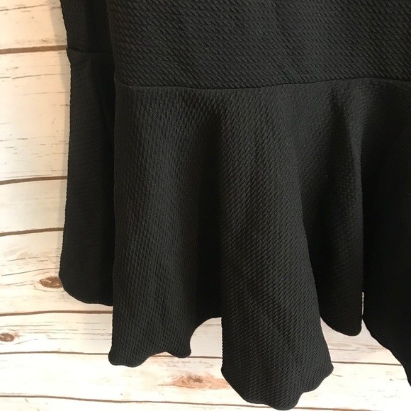 NWT Lularoe Black Waffle Knit Cici dress 3XL - Picture 4 of 7